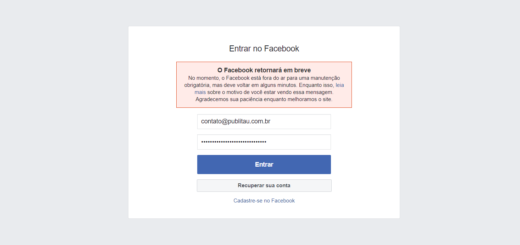 Facebook Fora do Ar Hoje